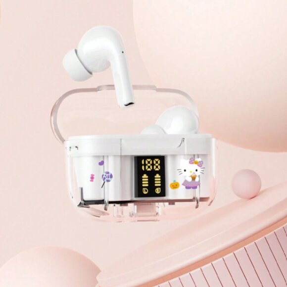 Hello Kitty Wireless Earbuds Rechargeable NWT - Picture 3 of 5